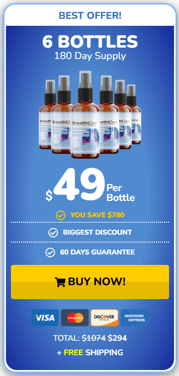 breathizen 6 bottles price